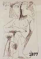 PICASSO, PABLO, 1881-1973, LITHOGRAPHIE AUS DER EDITION DE BONHEUR, HANDSIGNIERT, BLATTGRößE CA. 32,5 X 25 CM