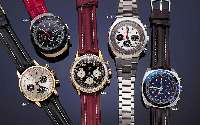 BREITLING ARMBANDCHRONOGRAPH LONGPLAYING, SCHWEIZ UM 1969, REF.-NR. 815/4, METALL HART- VERG., LEDERB., 30-MIN.- U. 12-STD.-STOPPZäH- LER, ...