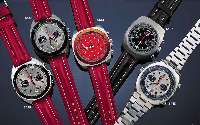 BREITLING ARMBANDCHRONOGRAPH DATORA, SCHWEIZUM 1968, UNGETR. LAGERW., EDELST., REF.-NR. 2034/3, LüNETTE M. 12ER U. 60ER TEILUNG BEID- S. DREHB., ...