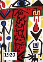 PENCK, A.R., GEB. 1939, FARBOFFSET, HANDSIGNIERT, CA. 62 X 45 CM, PP