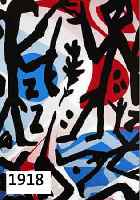 PENCK, A.R., GEB. 1939, BEGINN DER NEUEN ZEIT, FARBSERIGRAPHIE, BETI- TELT UND HANDSIGNIERT, CA. 68 X 49 CM, AUF- LAGE 50 ...