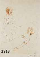 FINI, LEONOR, GEB. 1908, EROTISCHE DARSTELLUNG, RADIERUNG AUF JAPAN- PAPIER, RE. U. HANDSIGN., CA. 28 X 20 CM