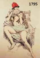 BEHREND-CORINTH, CHARLOTTE, 1880-1967, LITHOGRAPHIE AUS DER MAPPE ANITA BERBER VON 1919, SEK. KOLORIERT, LI. U. HANDSIGN., CA. 43 X 25 CM