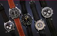 TISSOT ARMBANDCHRONOGRAPH SEASTAR, SCHWEIZ UM 1965, EDELST., BODEN GESCHR., WENIG GEN., LEDERB., SCHW. KONTRASTZIFFERBL. M. 30-MIN.- U. ...