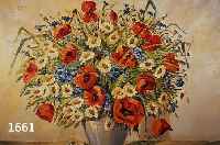BEYER, OTTO, *1885 KATTOWITZ - 1962 BERLIN, SOMMERBLUMENSTRAUSS, ÖL/LWD. (HINTERKLEBTER RISS VON 5 CM), SIGN., 60 X 81 CM, R.
