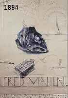 JANSSEN, HORST, *1929 - 1995 HAMBURG, PLAKAT ALFRED MAHLAU, KUNSTHAUS LüBECK, SIGNIERT, 56 X 40 CM