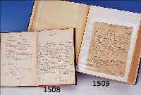POESIE-ALBUM, DEUTSCH, UM 1840-1900, MIT ORIG. BILDERN UND TEXTEN, GOLDSCHNITT, IM GOLDSCHNITT VEXIERBILD, LEDEREINBAND GEPRäGT, ...