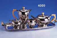 5-TEILIGES ENGLISCHES TEE- BZW. KAFFEESET, MAPPIN & WEPP, BIRMINGHAM UND SHEFFIELD 1935- 1939, HERAUSRAGENDES DESIGN, HöCHSTE QUALITäT,BEST. AUS: ...