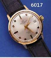 JAQUET & GIRARD HERRENARMBANDUHR AUTOMATIK AIRVAC/400, SCHWEIZ UM 1964, METALL HART- VERG., EDELST.-BODEN GESCHR., 25 ST., ZEN- TRALROTOR ...