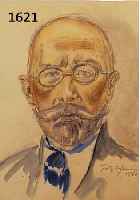 WIMMWIMMER, FRITZ, 1879 ROCHLITZ-1960 NEUBURG, SELBSTPORTRÄT, AQUARELLIERTE BLEISTIFTZEICH- NUNG, RE. U. SIGN. UND DAT. 1930, CA. 39 X 32 CM, ...
