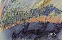 STEISTEIGERWALDT, ERNST, TUSCHEZEICHNUNG AQUARELLIERT, AUS DER REIHE TOTENTANZ, RE. U. MONOGR. UND DAT. 46, CA. 28,5 X39 CM, PP, U.GL., R.