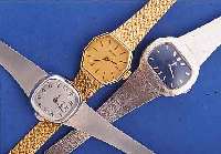 KONVOLUT: 9 DAMENARMBANDUHREN MIT METALLBäN- DERN, FüR DEN DTSCH. MARKT, UNGETR. LAGER- W. UM 1972, ALLE MECHANISCHE HANDAUFZUGSWERKE,STOßGES., ...