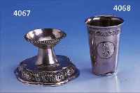 ERINNERUNGSBECHER, DEUTSCH 1922, EINFUHR INDIE SCHWEIZ, LäNDERVERGLEICH DEUTSCHLAND - SCHWEIZ IM KUNSTRADFAHREN, 800ER SILBER, UNIKAT, ...