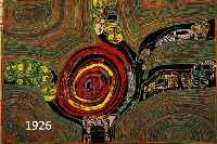 HUNDERTWASSER, FRIEDENSREICH, 1928 - 2000, KREISVERKEHR, REGENTAG, AUS DER REGENTAGMAPPE 1666/3000, SIGNIERT, HWG 53, CA. 49 X 67CM UNTER GLAS, ...