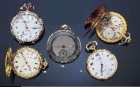 IWC HERRENTASCHENUHR, SCHWEIZ UM 1908, 800ERSILBER, RäNDER VERG., BODEN GUILL., MONOGR.- SPIEGEL FREI, PERF. EMAILBL. SIGN., 2/3- PLATINENW., ...