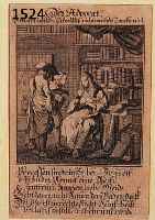 ZWEI KUPFERSTICHE VON CHR. WEIGEL, NüRNBERG, UM 1711, DER ADVOKAT BZW. DER NOTAR, JE CA. 13 X 9 CM, U.GL., R.