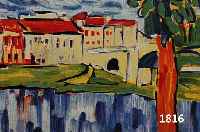 VLAMINCK, MAURICE DE, 1876-1958, DREI FARBLITHOGRAPHIEN, ED. ANDRE SAURET, MOURLOT PARIS 1958, JE CA. 17,5 X 24 CM, PP