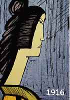 BUFFET, BERNARD, 1928-2000, FARBLITHOGRAPHIE AUS: EINE REISE NACH JAPAN, PARIS 1981, AUS EINER 200ER AUFLAGE, CA. 46 X 31 CM, ...