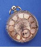 HERRENTASCHENUHR, ENGLAND, HALLMARK LONDON 1866, SILBER, SCHLüSSELAUFZUG, SILBERZIFFER- BL. M. AUFGEL. RöM. GOLD-STD.-ZEICHEN, ENGLISHLEVER, ...