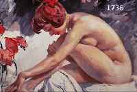 PREDIGER, HERMANN, 1886 HAMBURG - 1970, SCHUF U. A. FEIN BEOBACHTETE GENRESZENEN, HATTE VON 1907-12 EINEN STUDIENAUFENTHALT IN PARIS, HIER: ...