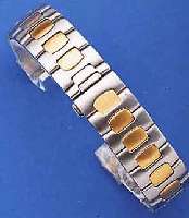KONVOLUT: 2 TITANUHRENBäNDER FüR OMEGA-HERREN-ARMBANDUHR MIT UNSICHTBARER SICHERHEITSFALT- SCHLIEßE, ZWISCHENGL. M. EXTREM STARKER GG-AUFL., ...
