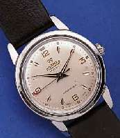 ROAMER HERRENARMBANDUHR, SCHWEIZ UM 1960, KLASS. PATENT. GEH.-STüLPAUFBAU, GET. A-WELLE,BEI FERTIGST. WASSERD., VERS. BLATT (L. FL. BEI 3), 17 ...