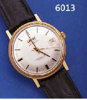 CAMY HERRENARMBANDUHR AUTOMATIK, SCHWEIZ UM 1965, GG 750/000, EINSCHALENAUSF., GET. A-WEL-LE, BEI FERTIGST. WASSERGESCH., 25 ST., ...