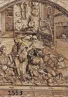NEUN HOLZSCHNITTE VON HANS BURGMAIR UND LEON- HARD BECK, AUS DEM DRUCK VON 1775 DER WEIßKUNIK, MIT DER VERHERRLICHUNG KAISER ...