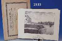DONAU-ANSICHTEN VOM URSPRUNG BIS ZUM AUSFLUSSEINS MEER, HRSG. ADOLPH KUNKE, FAKSIMILIE DERAUSGABE VON 1824, IN ZWEI BäNDEN, IN ORIG. KARTONS