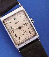 KONVOLUT: 2 ARMBANDUHREN, FüR DEN DTSCH. MARKT UM 1938, 1X ALPINA, EDELST., RECT., BODEN GEDR., BLATT REST., FORMANKERW., KAL. 490, ...