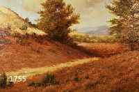 BAAKENS, WOHL 40ER JAHRE, LANDSCHAFTSDARSTELLUNG, ÖL/LWD., SIGNIERT, 50 X 60 CM, RAHMEN L. BEST.