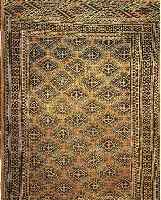 BUCHARA,RUSSLAND.CA 136 X 99 CM. WOLLE/WOLLE.EHZ 4.UM 1900.