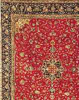 MESCHED, INDIEN, 310 X 245CM, EHZ 1-2 FLOR WOLLE, CA.10 JAHRE