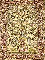 HEREKE, CHINA, 140 X 100CM, EHZ 2 REINE NATURSEIDE, CA.10 JAHRE