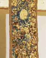 VEVEDURE FRAGMENT, FLANDERN, 67 X 23CM, EHZ 4 UM 1620. MUSEAL.