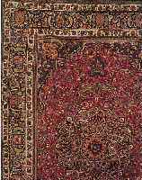 MESCHED, PERSIEN, 385 X 256CM, EHZ 4 FLOR WOLLE, CA.50 JAHRE