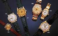 ROLEX DAMENARMBANDUHR, SCHWEIZ/ENGLAND UM 1930, ROSE-G. 375/000-GEH., BODENSCHARNIER ZU REP., ORIG.-BLATT, VERG., IM UNTERTEIL VERKäU-FERSIGN., ...
