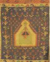 KELIM, MOLDAWIEN, 127 X 122CM, EHZ 4 WOLLE AUF WOLLE, UM 1920