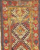 KAZAK, RUSSLAND, 255 X 121CM, EHZ 5 WOLLE AUF WOLLE