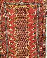 MALAYER, PERSIEN, 180 X 102CM, EHZ 5 FLOR WOLLE, UM 1910