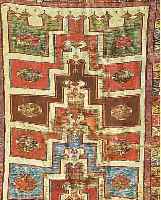 KARS, TüRKEI, 128 X 102CM, EHZ 5 WOLLE AUF WOLLE, UM 1890