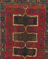 KAZAK, RUSSLAND, 182 X 134CM, EHZ 5 WOLLE AUF WOLLE, UM 1900