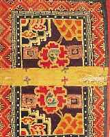 NENEPAL, SATTELTASCHE, 92 X 69CM, EHZ 4 FLOR WOLLE, UM 1930
