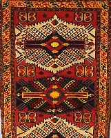 KAKAZAK, RUSSLAND, 187 X 109CM, EHZ 2 FLOR WOLLE, CA.40 JAHRE