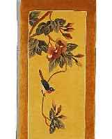 CHINA SEIDE, 91 X 46CM, REINE NATURSEIDE
