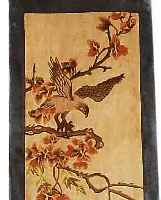 CHINA SEIDE, 122 X 61CM, REINE NATURSEIDE