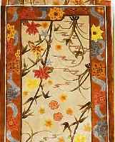 CHINA SEIDE, 122 X 61CM, REINE NATURSEIDE