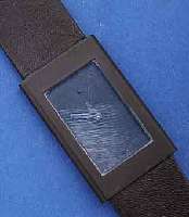 VENTURA ULTRAFLACHE HERRENARMBANDUHR DESIGN BY FLEMMING BO HANSEN, GESAMTH. CA. 4 MM, SCHW. ELOXIERTES GEH., SAPHIRFLACHGL., HIGH- TECH-QUARTZW., ...