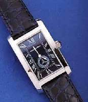 MERCEDES BENZ HERRENARMBANDUHR, WERBEUHR GLEICHNAMIGER AUTOFIRMA, LIMITED EDITION HIER NR. 158, STERLINGSILBER RHOD., RECT.-FORM, IN SICH ...