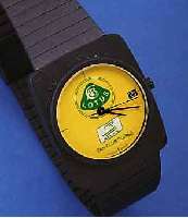 PININ FARINA DESIGNERARMBANDUHR LOTUS/SENNA FANCLUB SWISSE, EDELST., SCHW. MATT., AUF ZIFFERBL. LOGO GLEICHN. AUTOFIRMA, ...